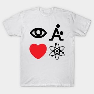 I Fking Love Science by Tai's Tees T-Shirt